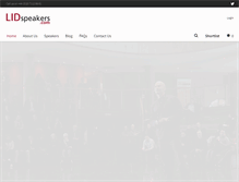 Tablet Screenshot of lidspeakers.com